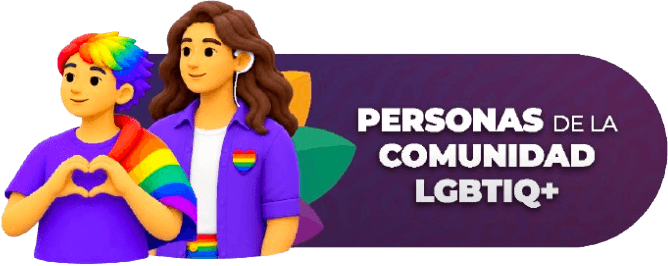 Botón personas LGBTIQ+